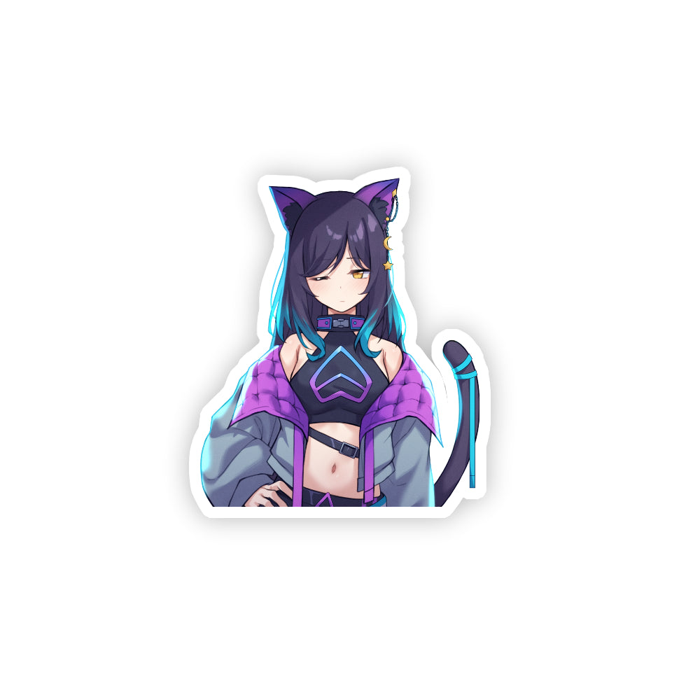 0EveZ "retrowave" Sticker