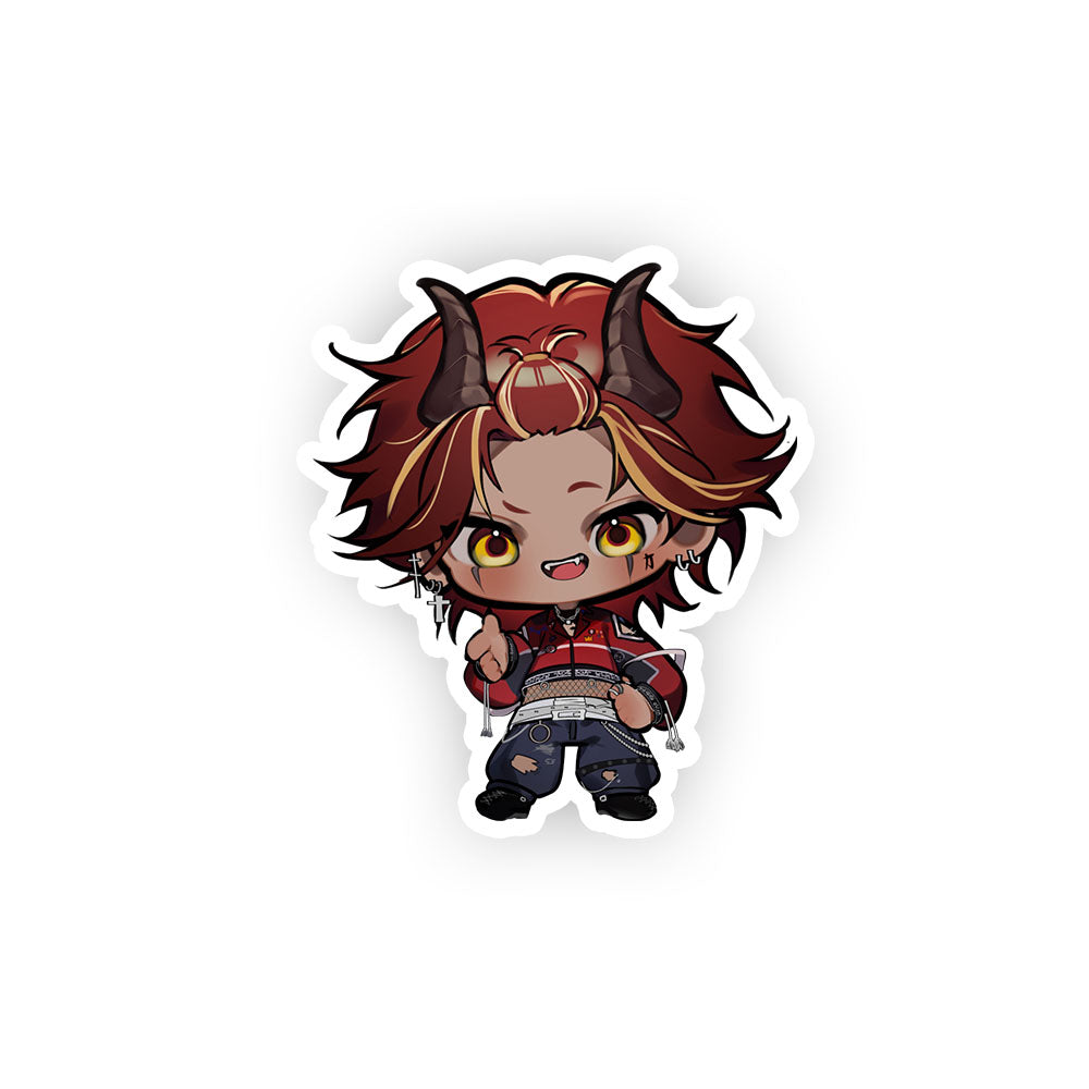 Abaddon Hair Down Chibi Sticker