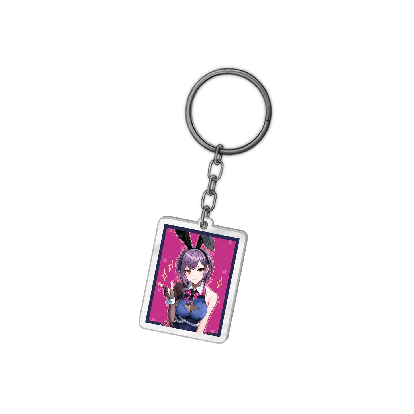 Victoria Valerie "Very Bunny Valentine's" Keychain