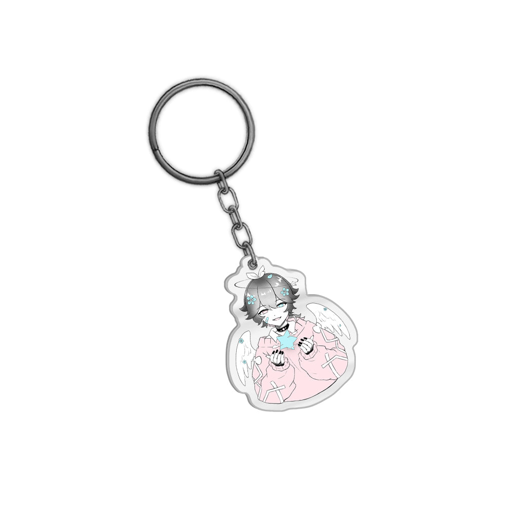 StarBoyMysti Starry Angel Keychain
