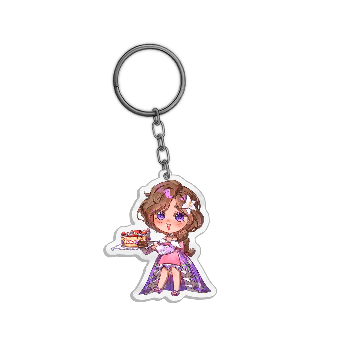 BunnyWinterLily Bakery Keychain