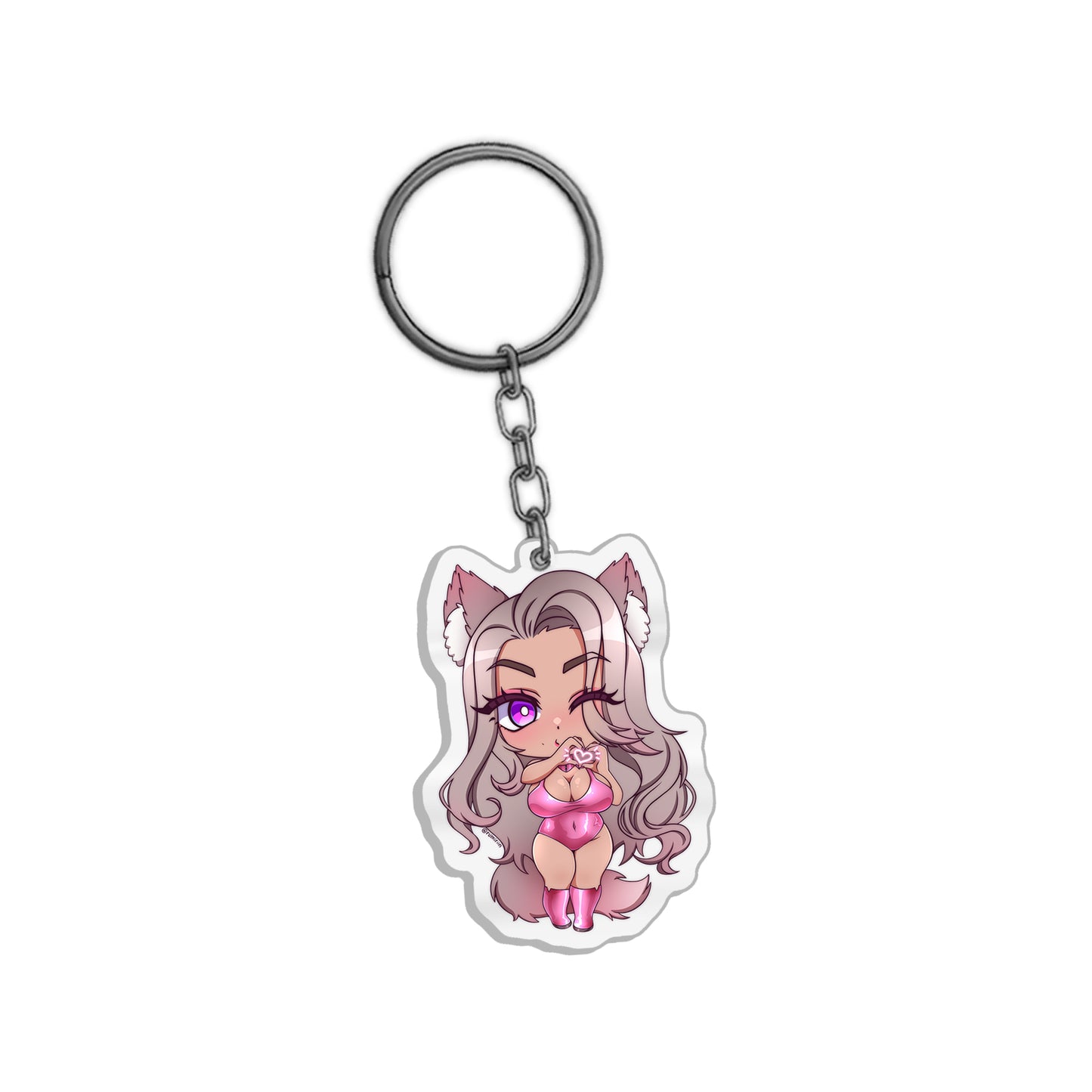 TheSnootyFox Snooty Hearts Keychain