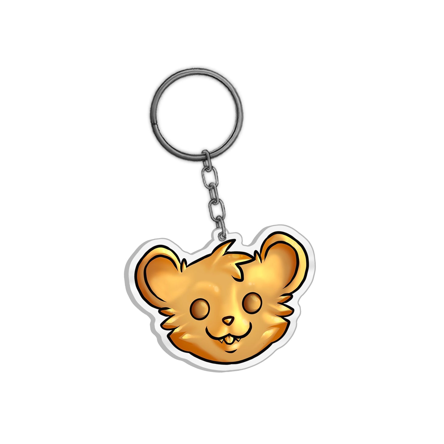 TauTassieTiger Golden Keychain