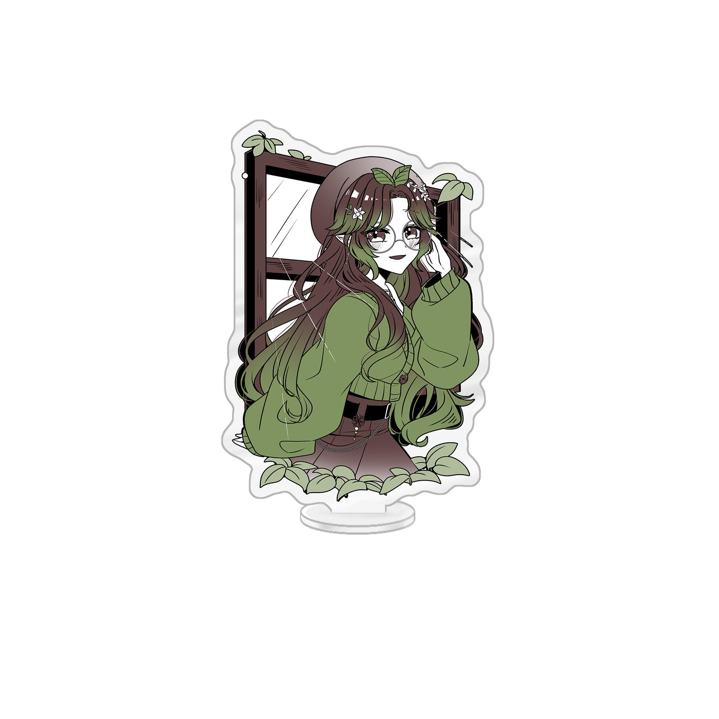 Teafiee Greenery Standee