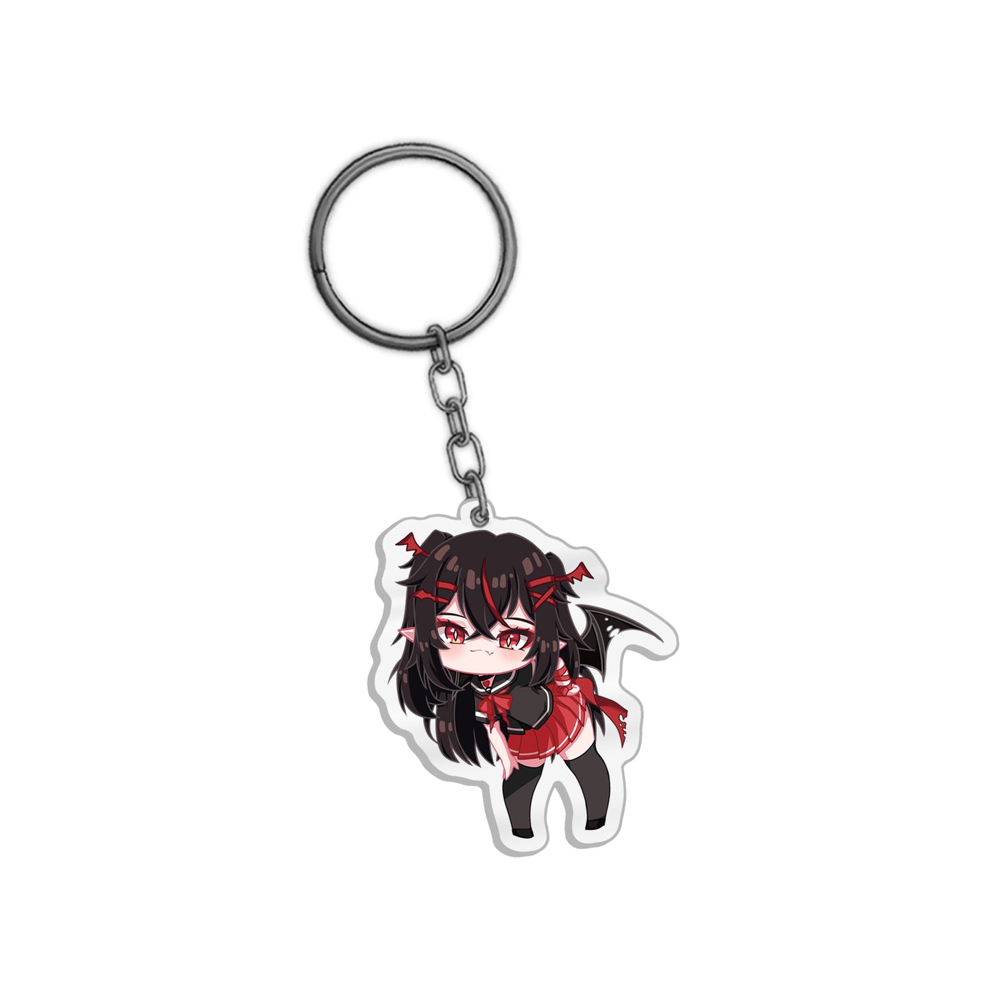 BerryBlushy Smug Chibi Keychain
