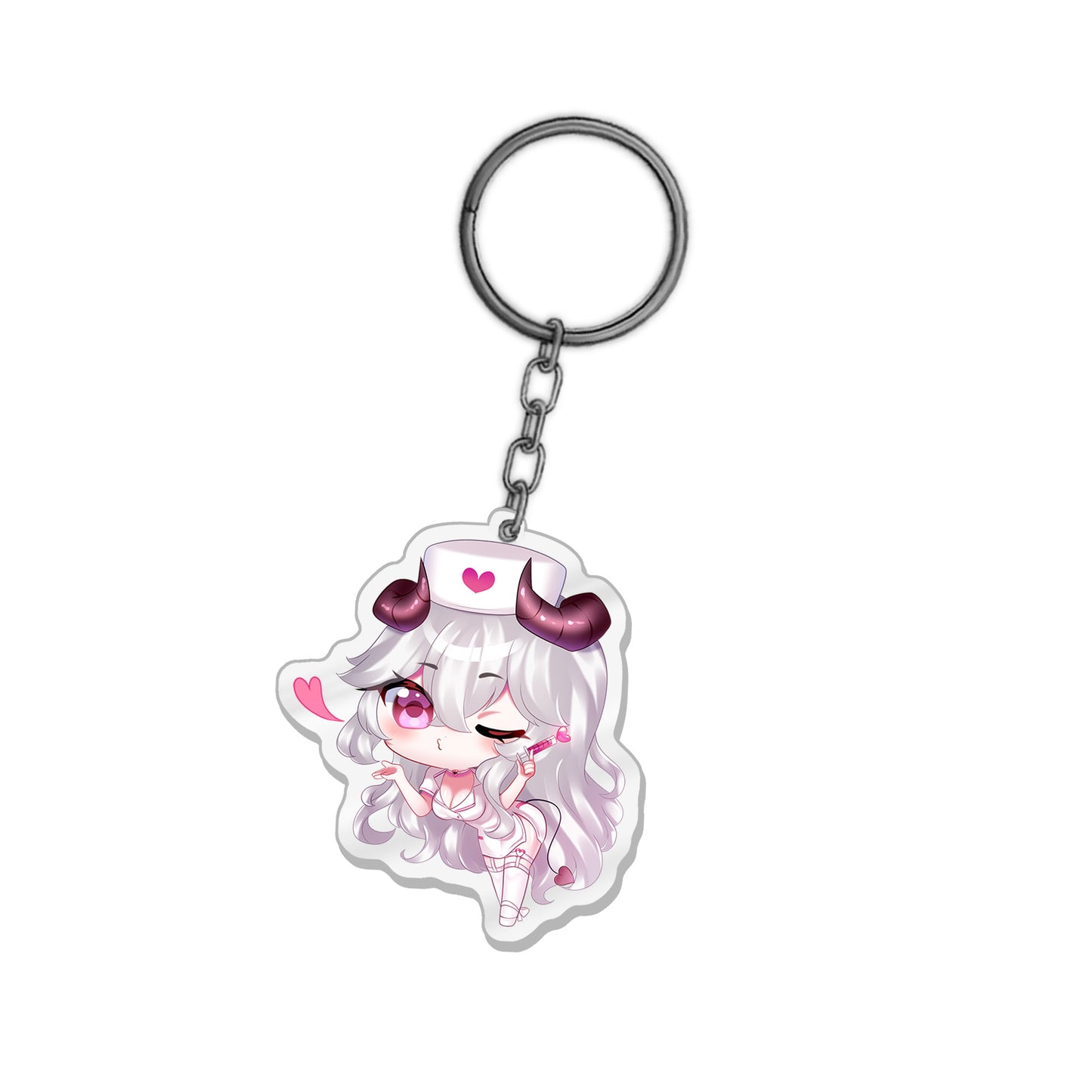 CherriGlitch Chibi Nurse Keychain
