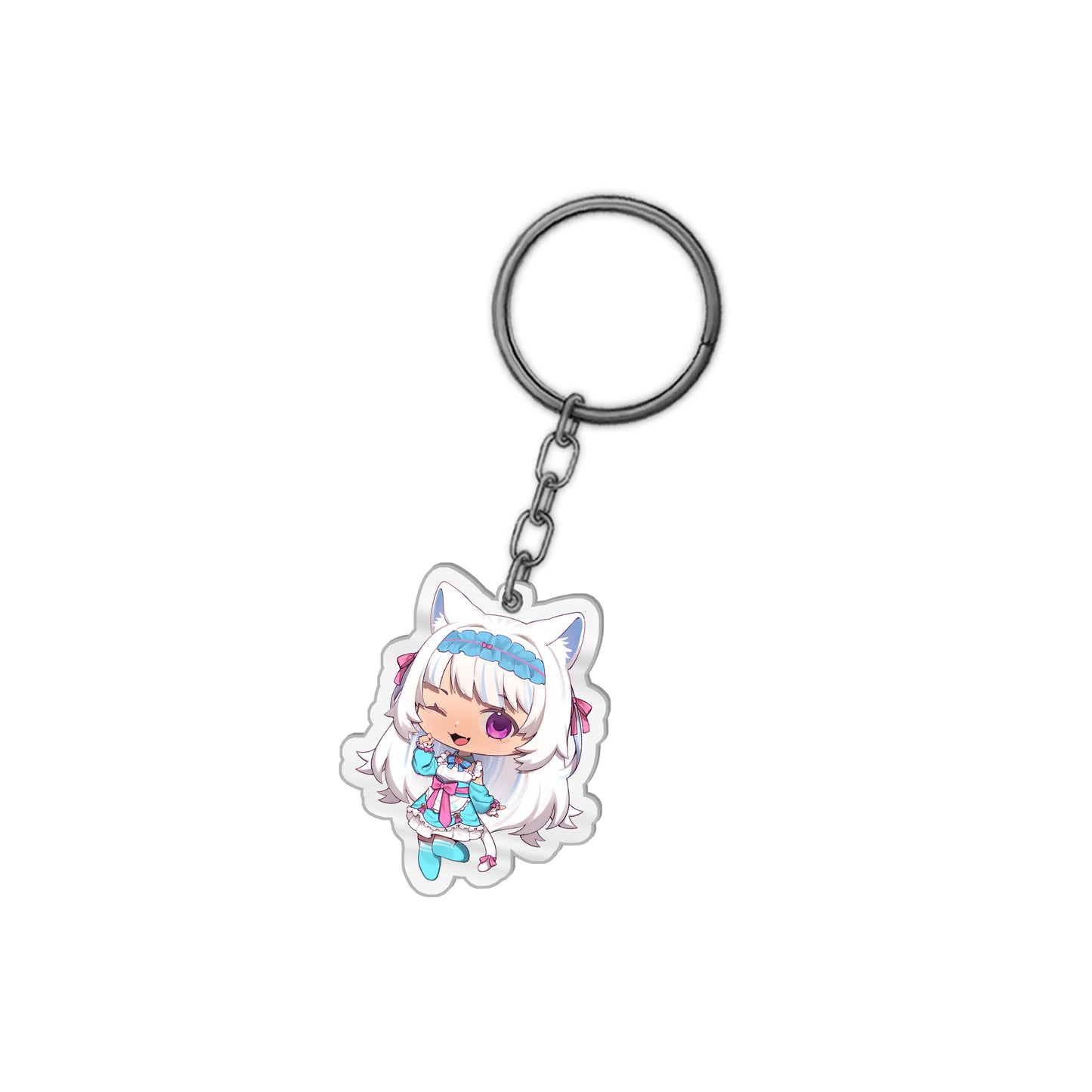 Milkymew Cat Maid Keychain