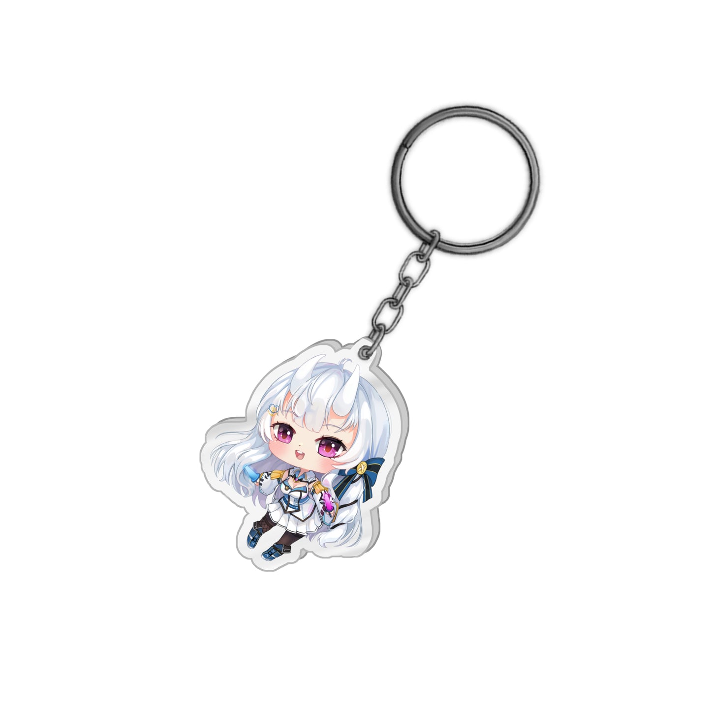 AnastasiaWhiteCh Rave Keychain