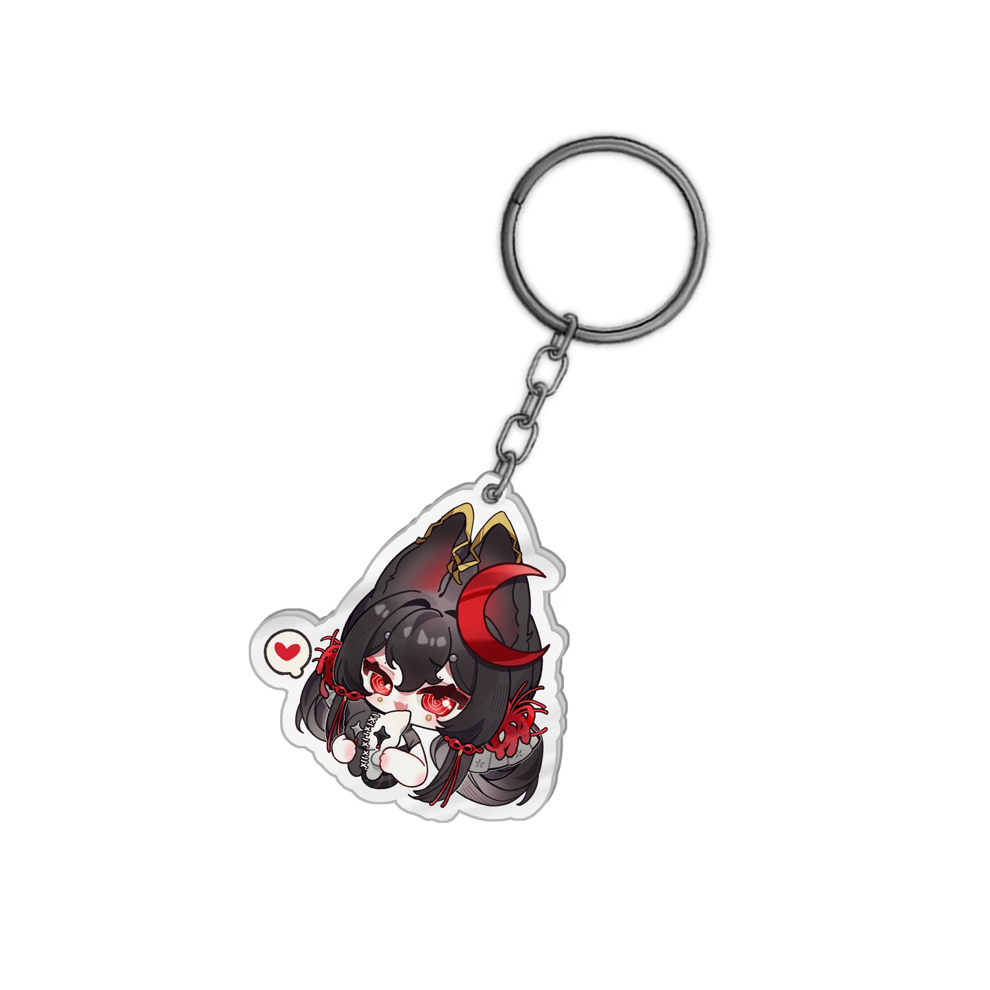 Auxxies Chibi Heart Keychain