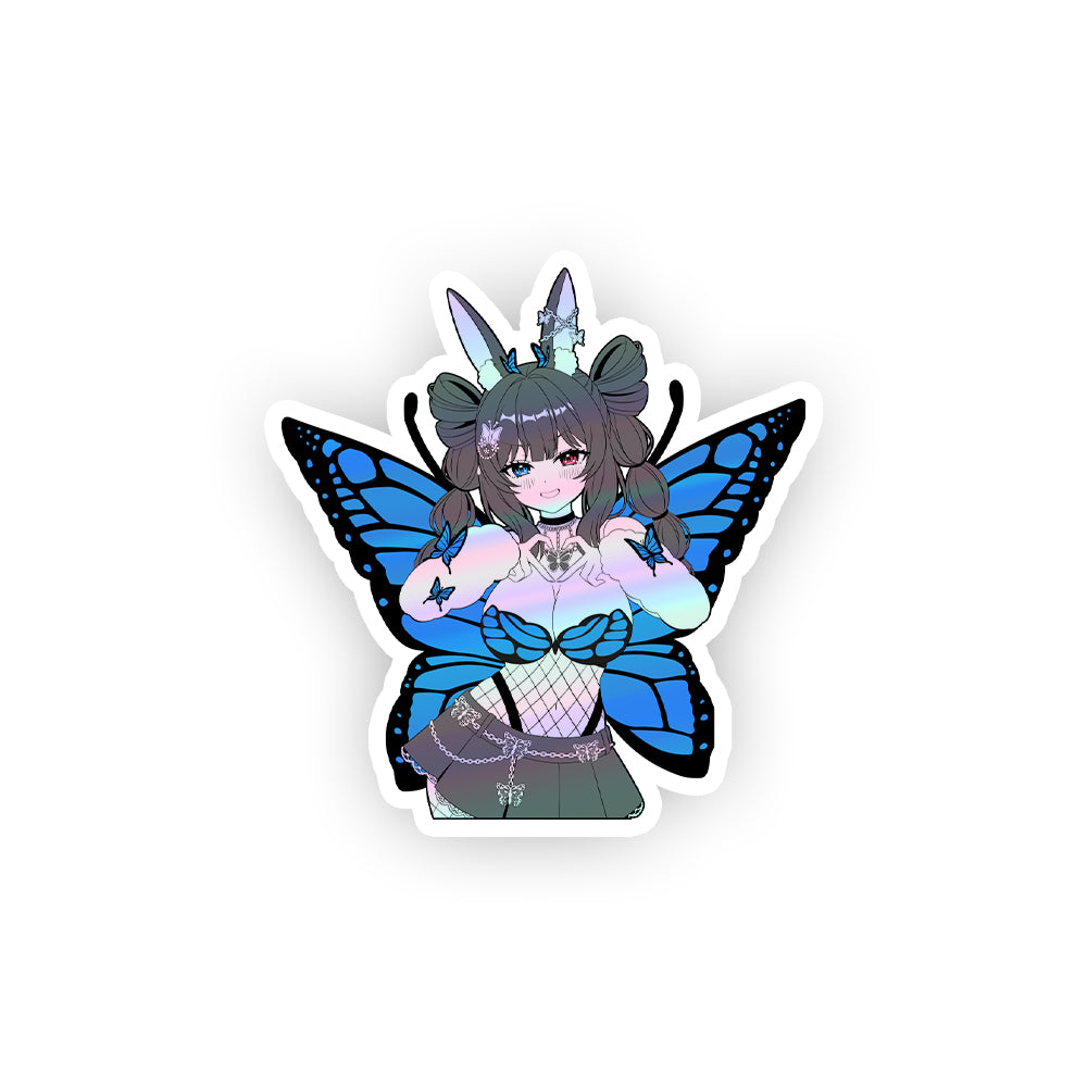 Aemilia Menelaus Blue Morpho Holo Sticker
