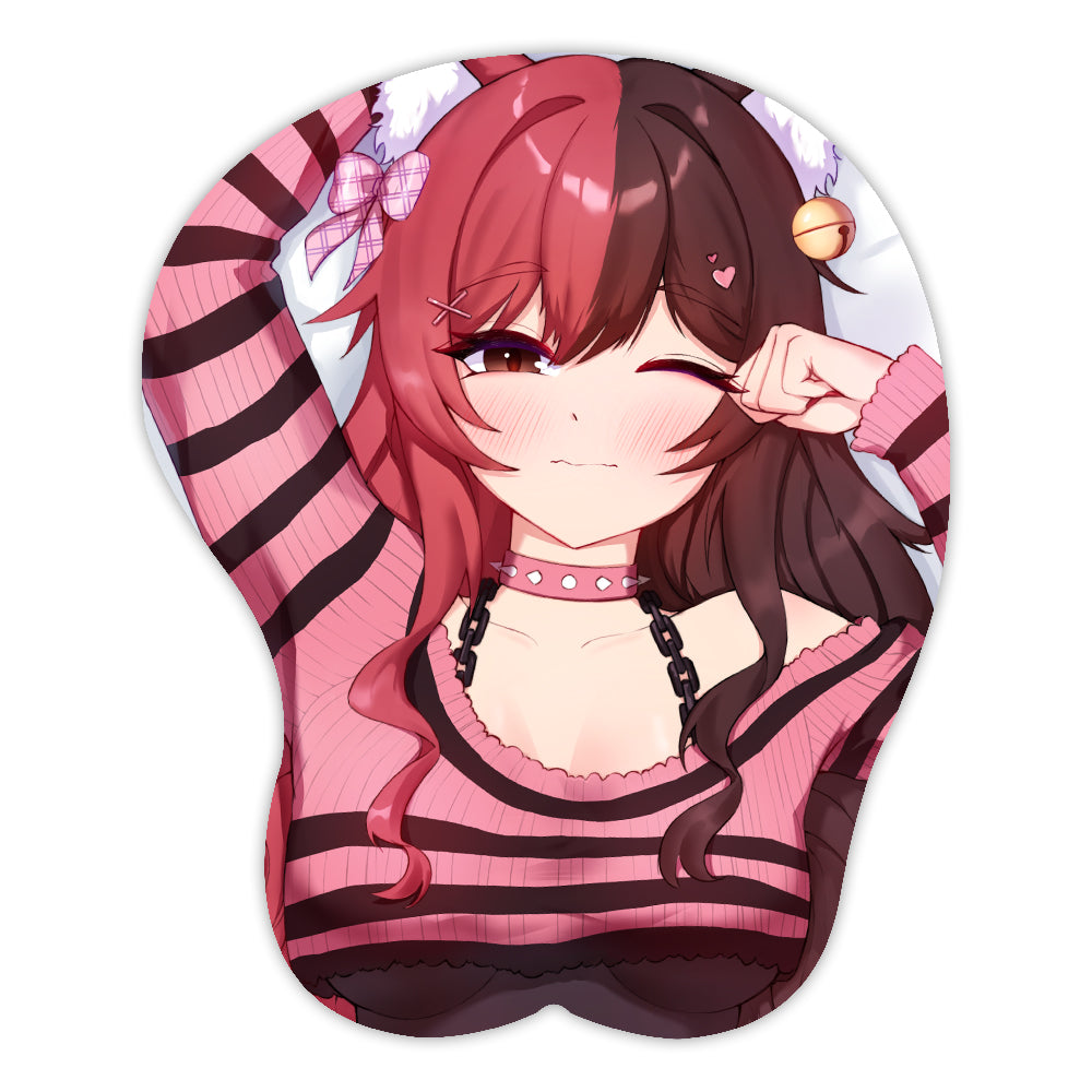 Artsyweebie Boba Cat 3D mousepad