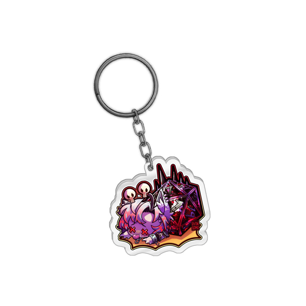 AruSilverFang Nat 1 Keychain