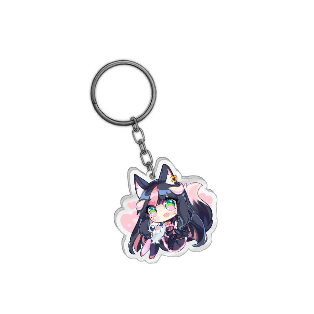 Asakifox Seal Cutie Chibi Keychain
