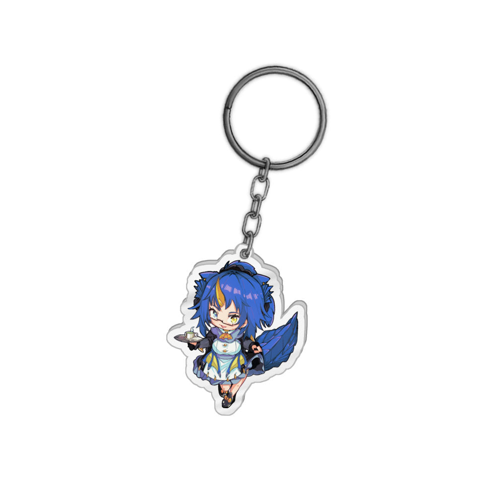 AzuratheAzureDragon Chibi Maid Keychain