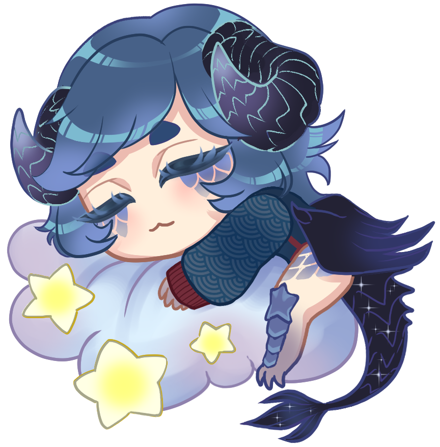 BblueAether Eepy Dreams Acrylic Keychain