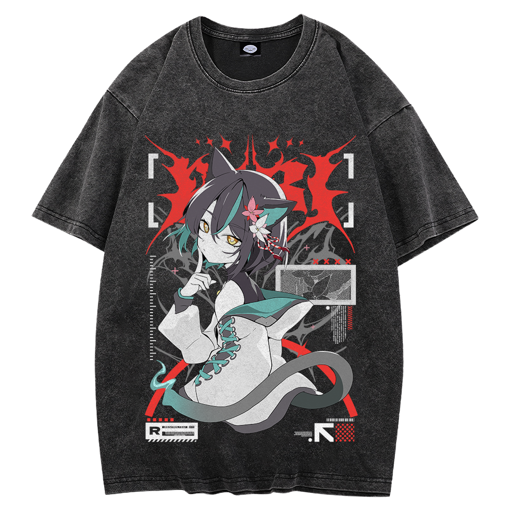 BIBI Acid Wash T-Shirt Petition – UwU Market
