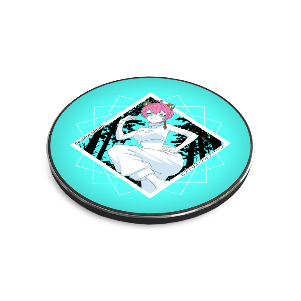 BeatriceAlfbern "Moonlit Mandala" Wireless Phone Charger