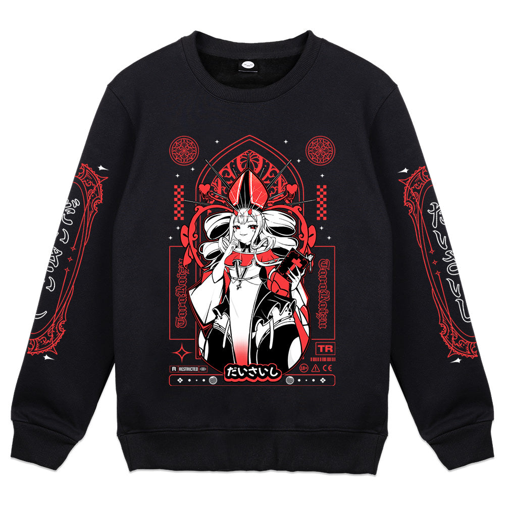 TaraRaizu Priestess of the Thighble Crewneck