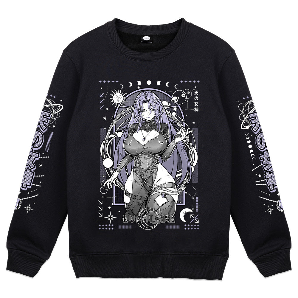 LunaLore27 Celestial Goddess Crewneck