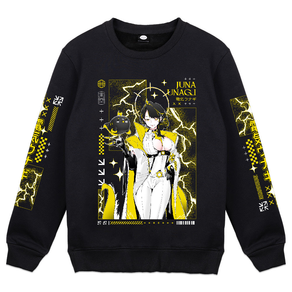 JunaUnagi Eel-ectric Surge Crewneck