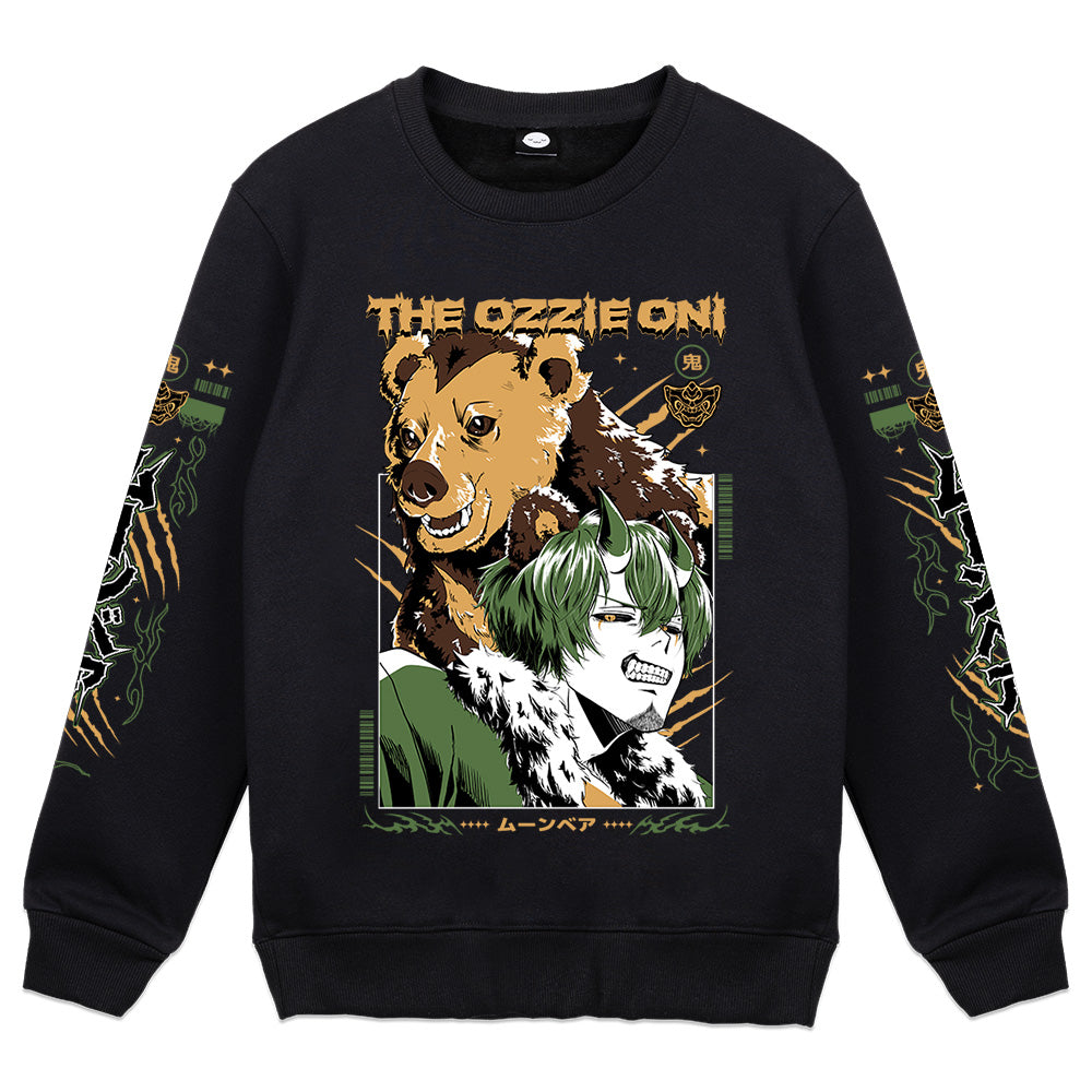 TheOzzieOni OniKuma Crewneck