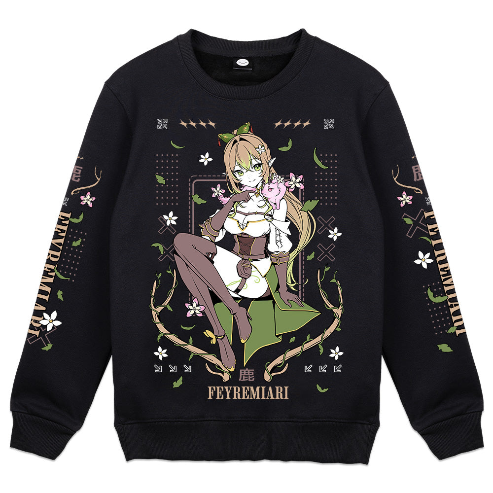 FeyreMiari Deer Guardian Crewneck