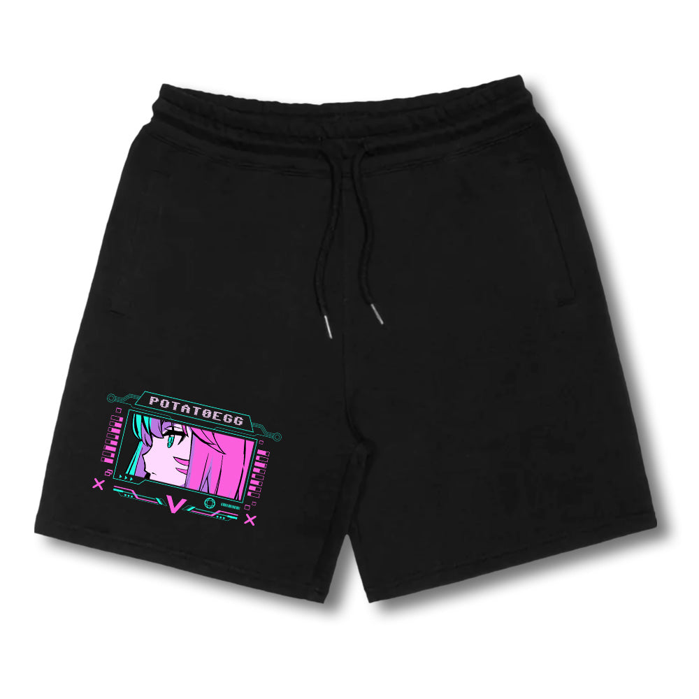 Potat0egg "Log In" Shorts