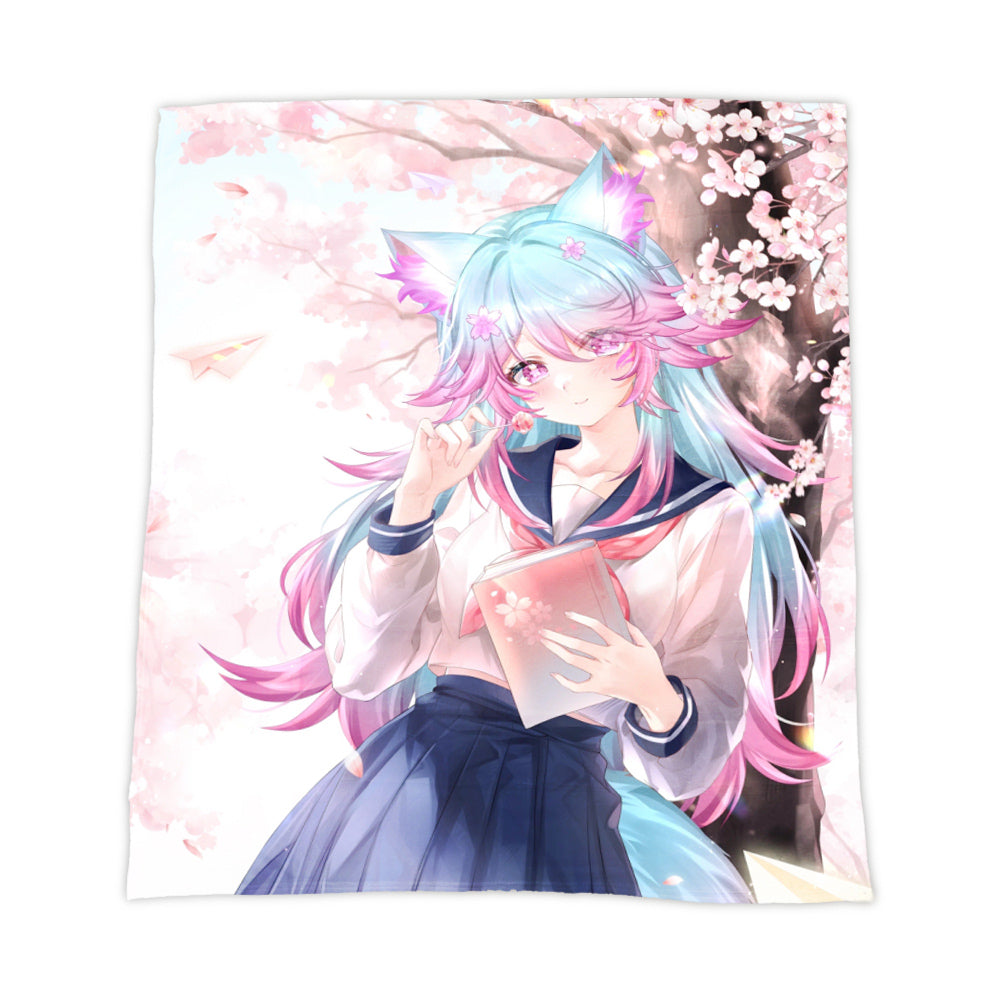AkumaMikoVT Blossoms Blanket