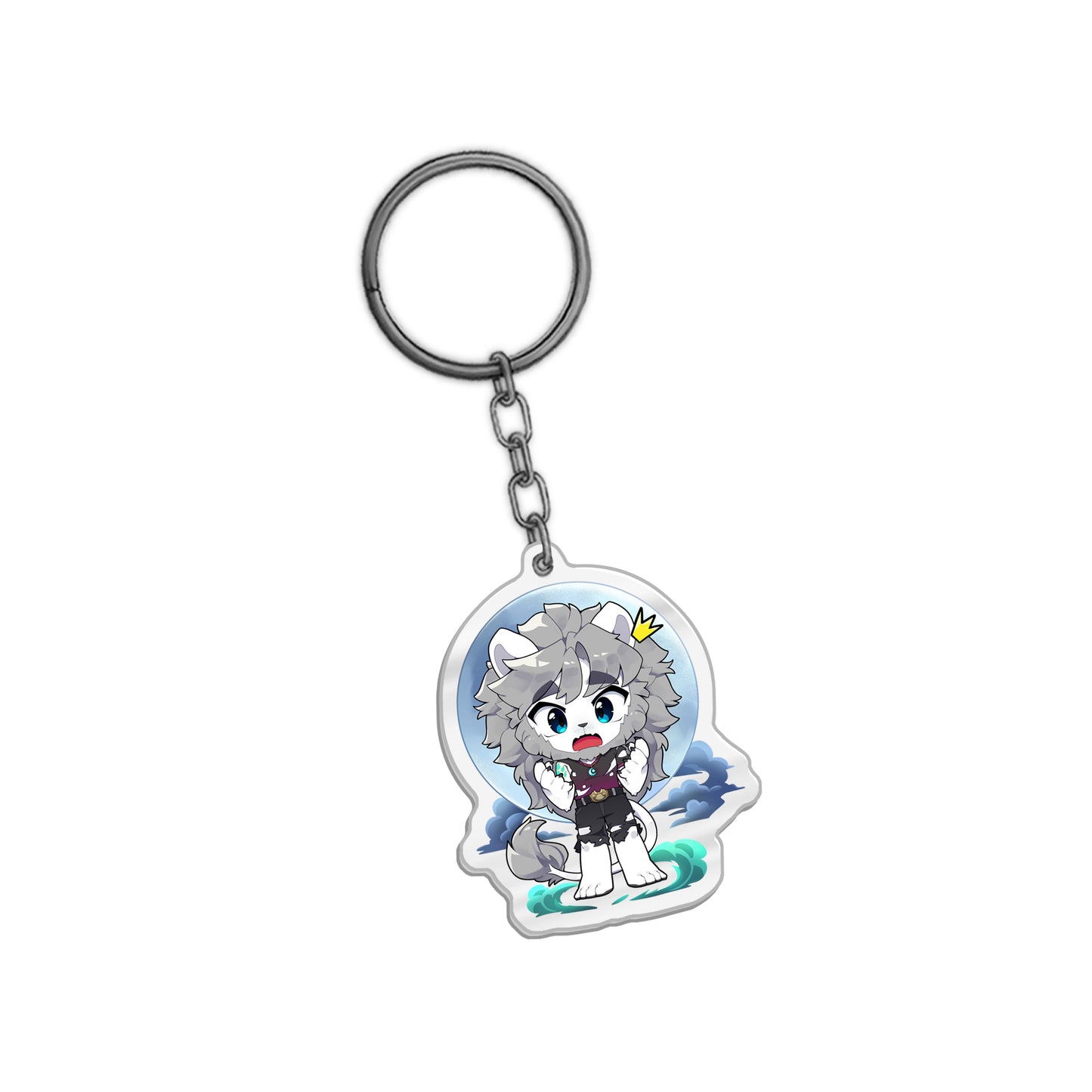 BreanuReeves Surprised keychain