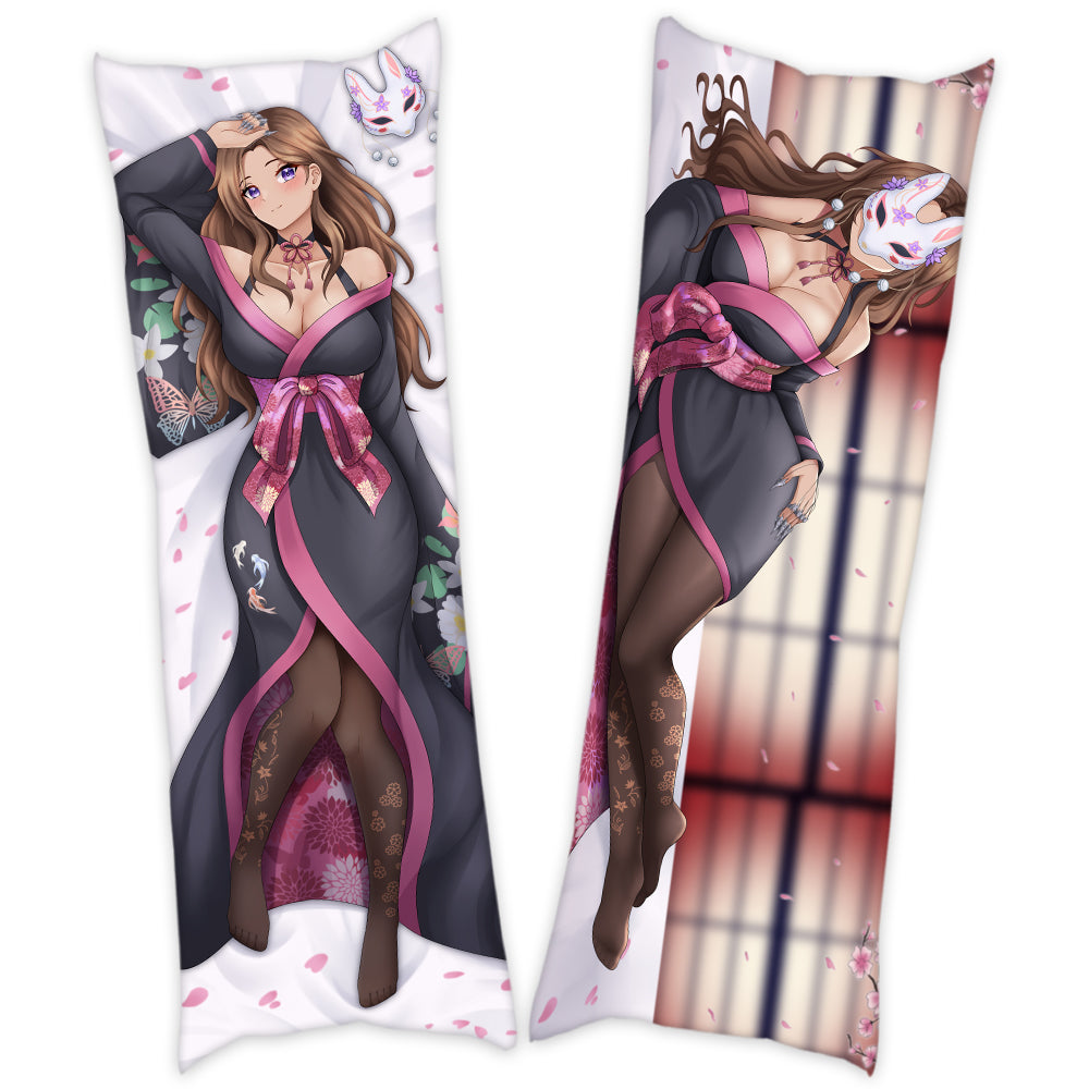 BunnyWinterLily Kimono Dakimakura