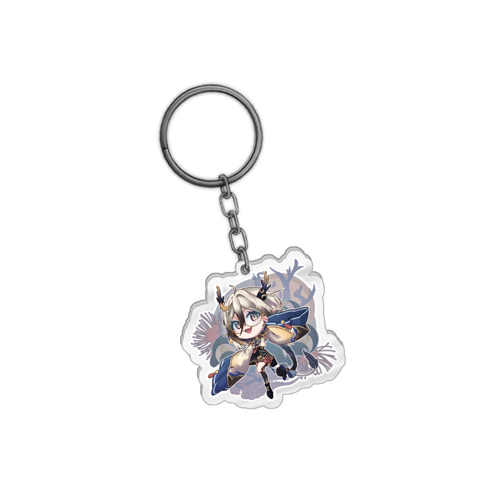CeleisNoctil Chibi Floral Keychain
