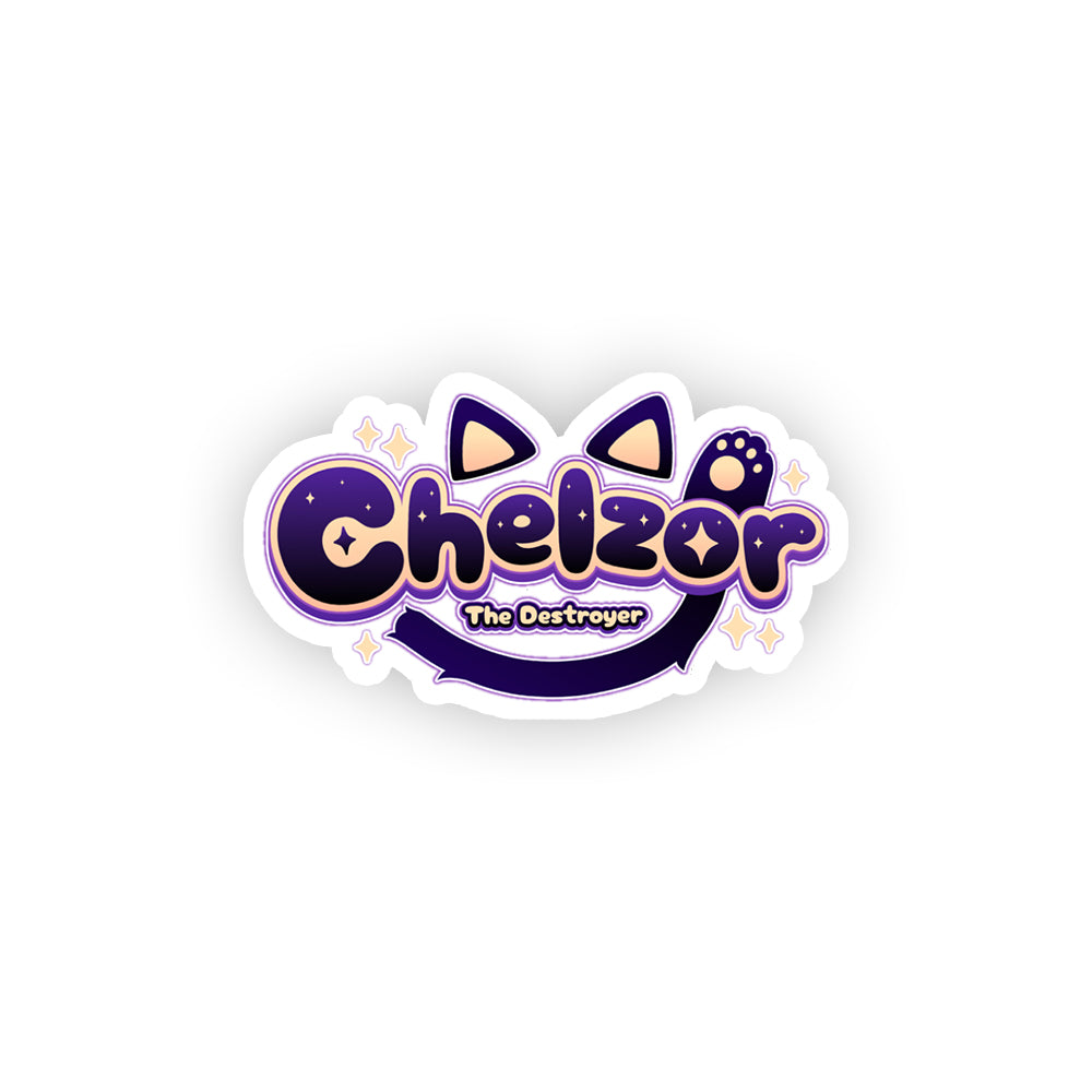 ChelzorTheDestroyer Logo Sticker