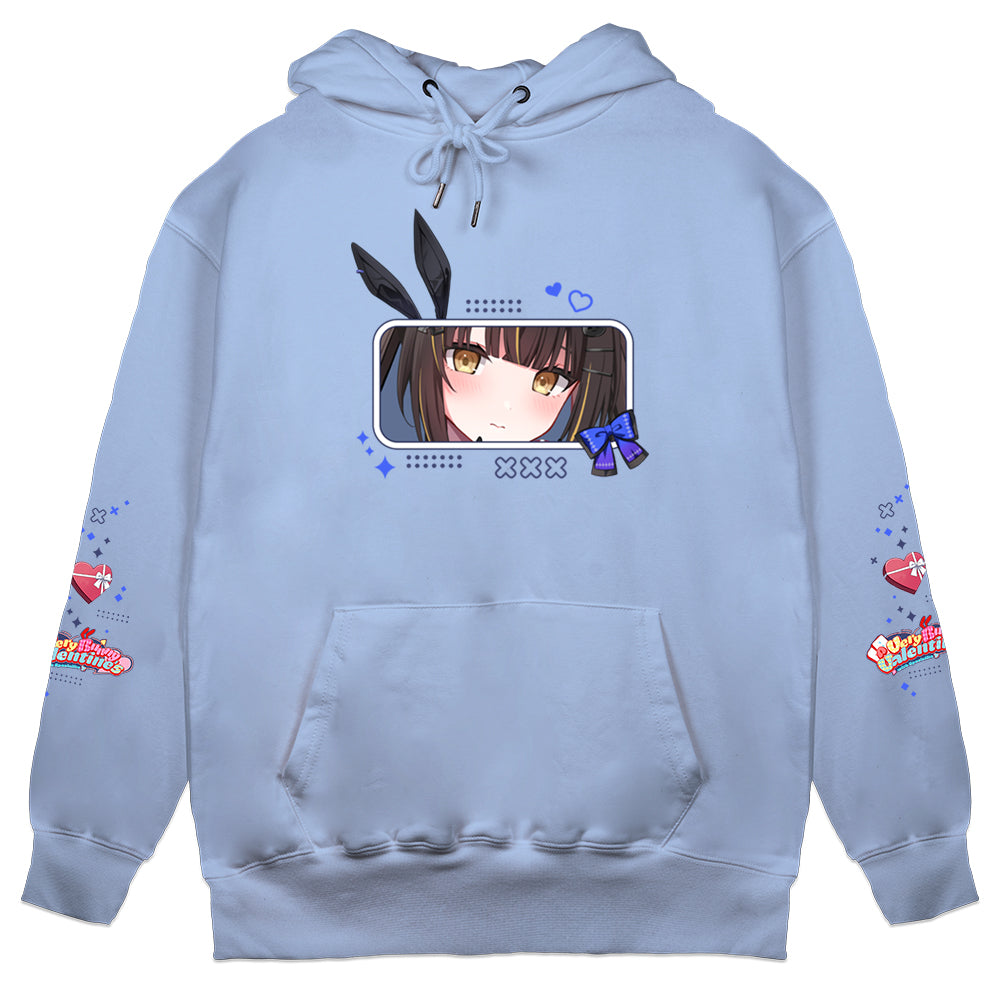 Miu Akumiya "Very Bunny Valentine's" Hoodie - Light Blue