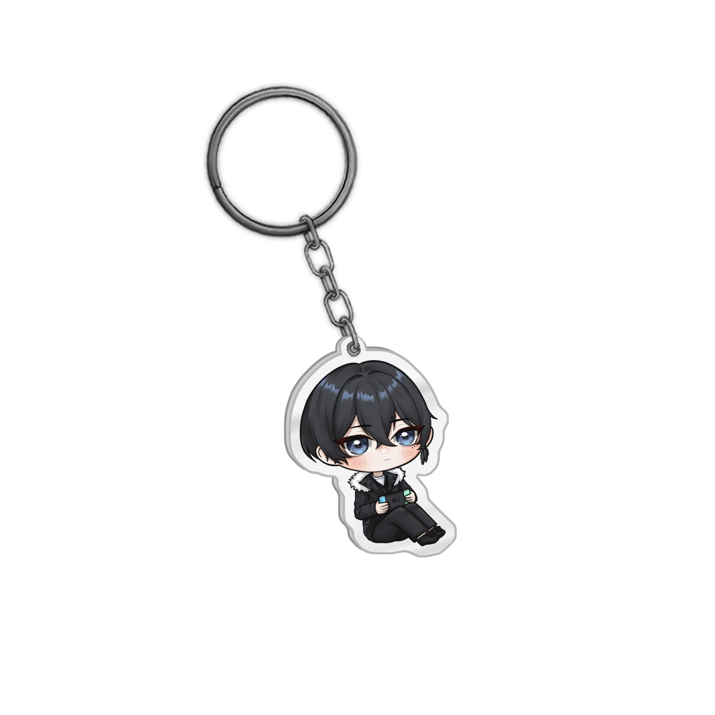CorvusKuro Chibi Game Time Keychain