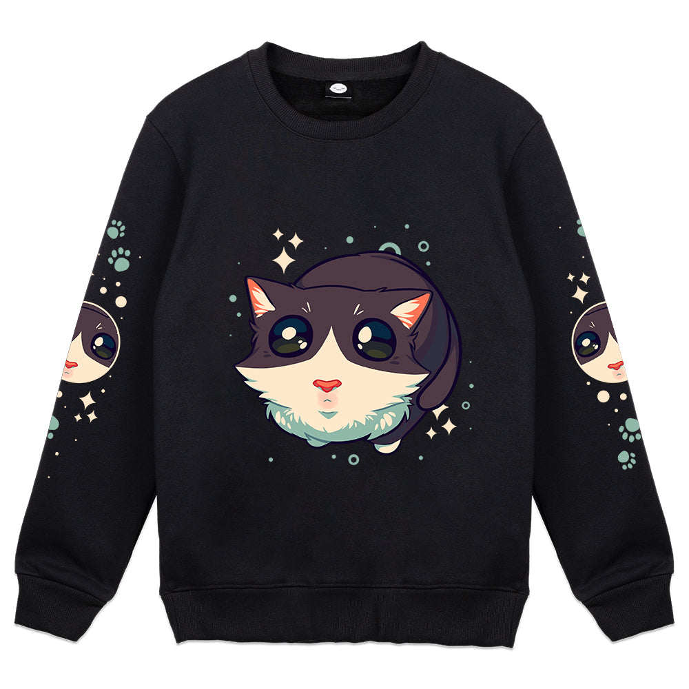 KiwiCat Begging for Treats Crewneck