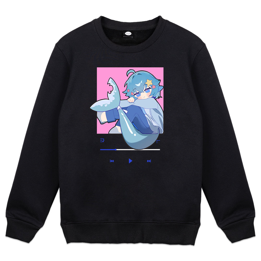 GumiSamaVT "Playlist" Crewneck - Black