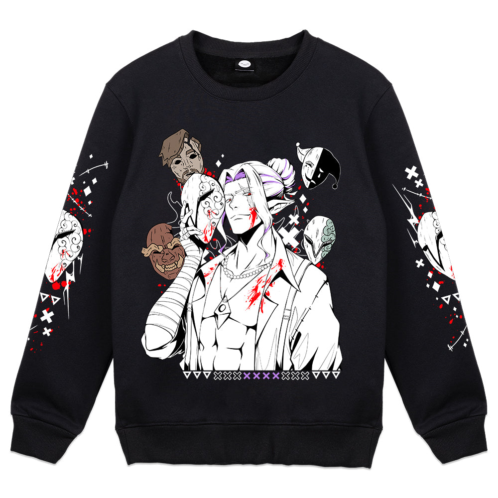 TraderViz Shady Mask Man Crewneck