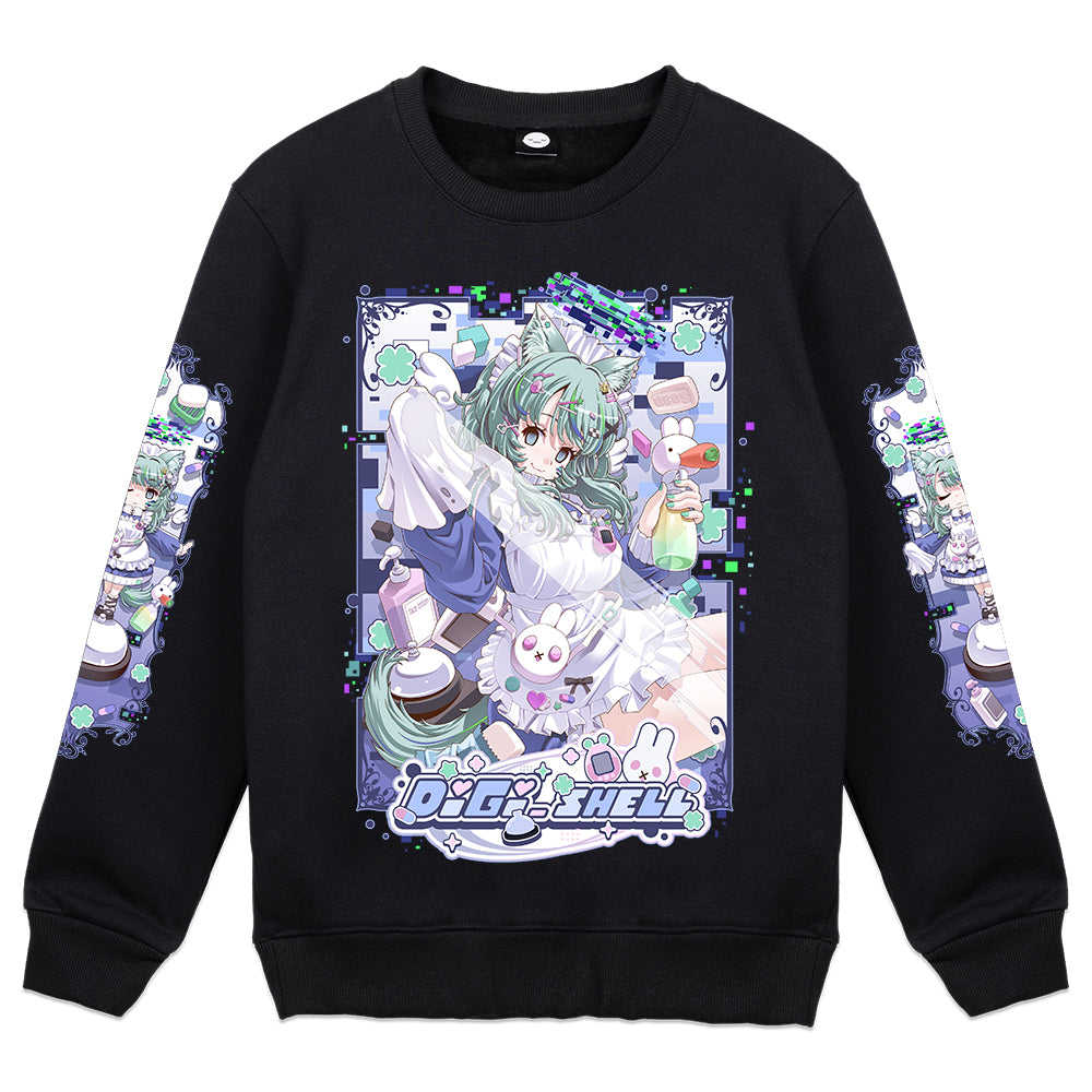 Digiko "Housekeeping" Crewneck - Black