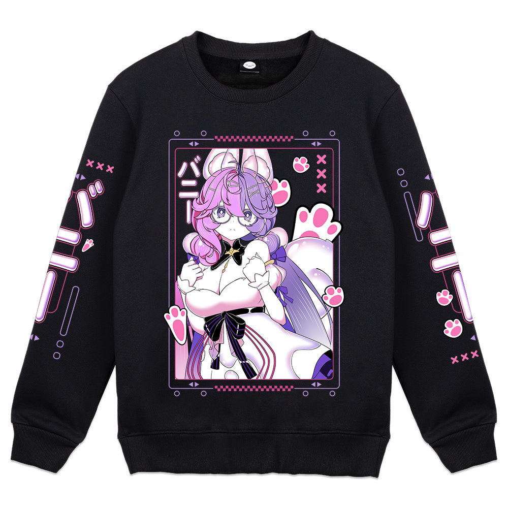sakurausagi "Bunny Pop" Crewneck - Black