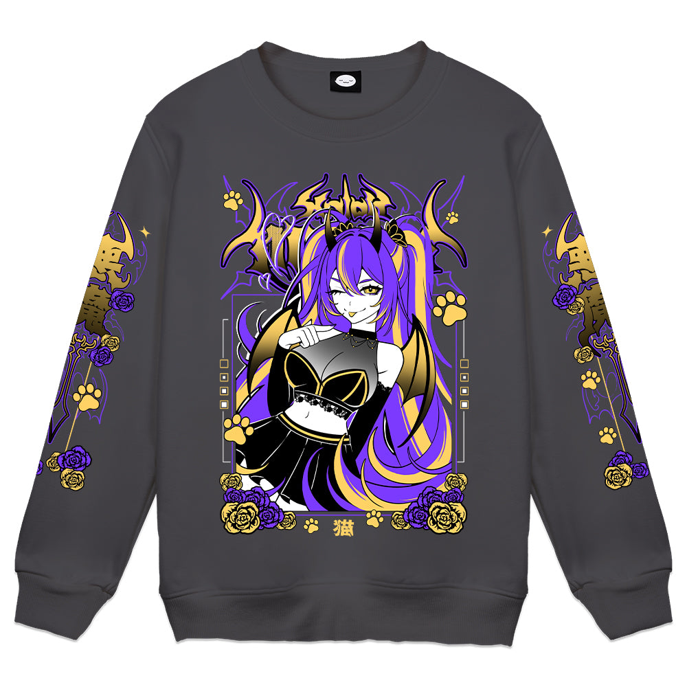 XaiahMinami "Psychedelic" Crewneck - Charcoal