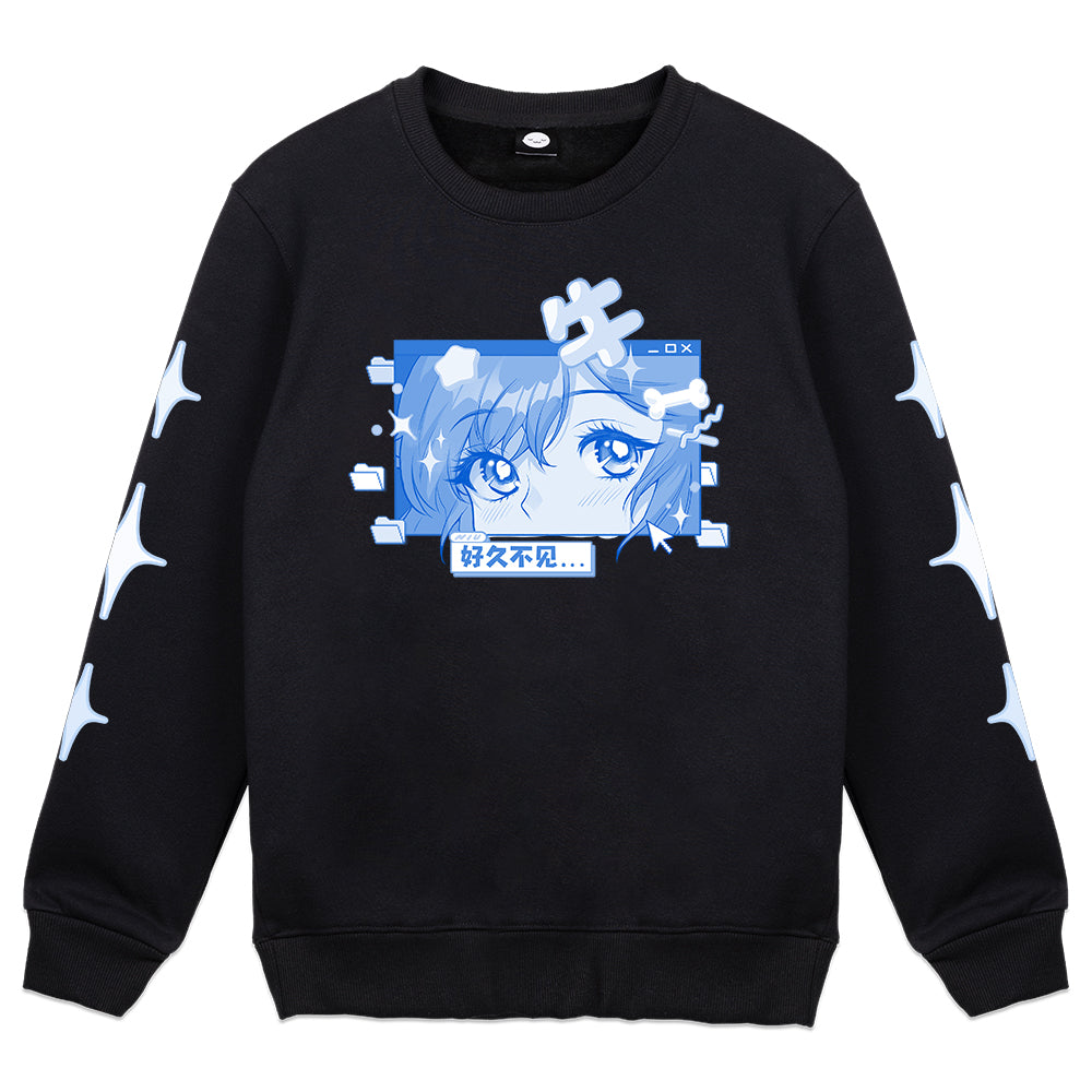 Niupao Monochrome Crewneck Black