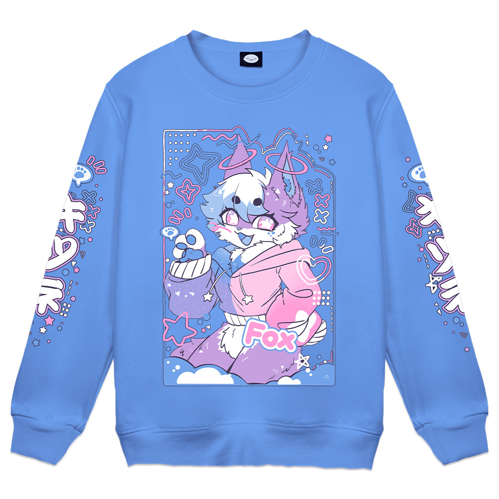 sweetstarcosmic "Cosmic-Pop" Crewneck - Blue