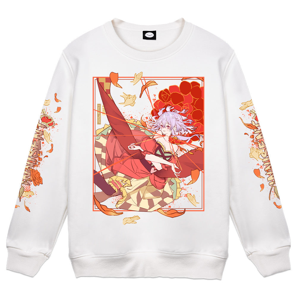 Innisent "Blossoms" White Crewneck
