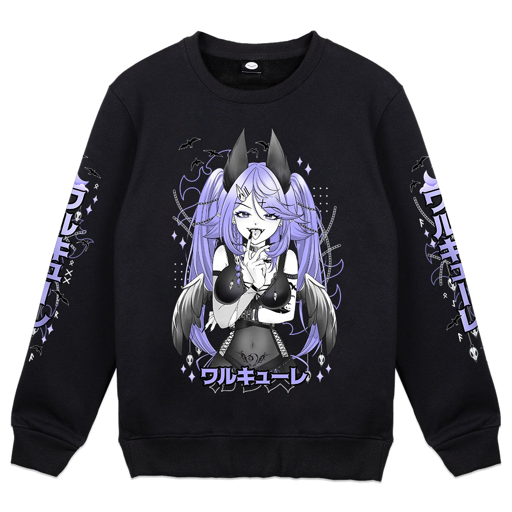 LoonaValkyria Raven Queen Crewneck