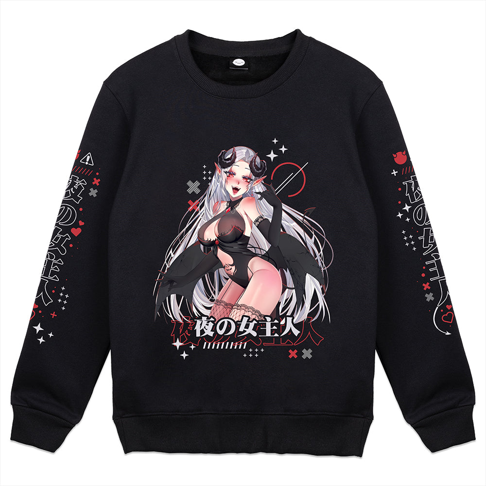 MistressLenore Mistress of the Night Crewneck