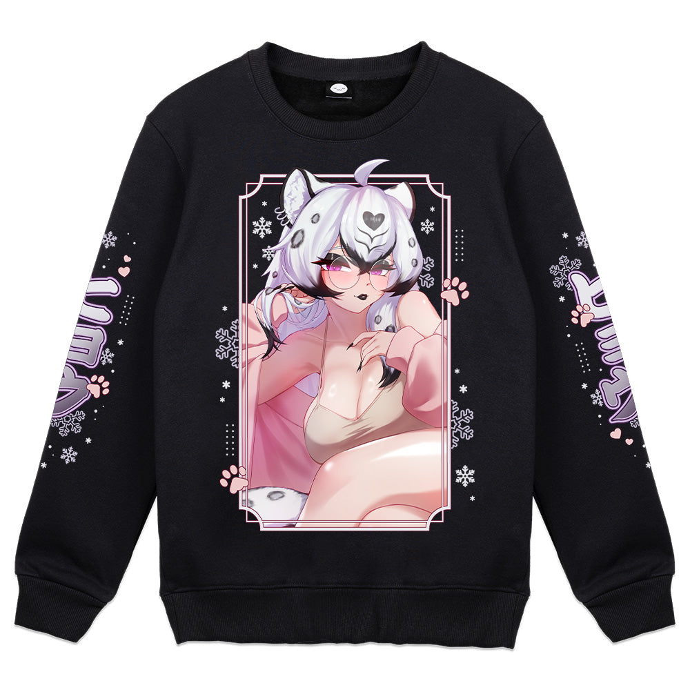Avi Snow "Snowflake" Crewneck - Black