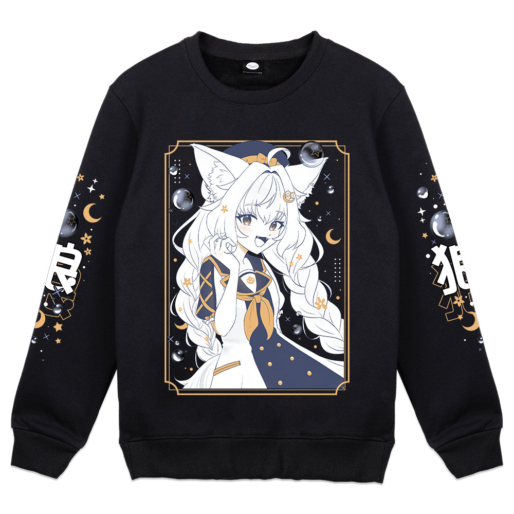 Soleil La Kaye "Moonlight Wolf" Crewneck