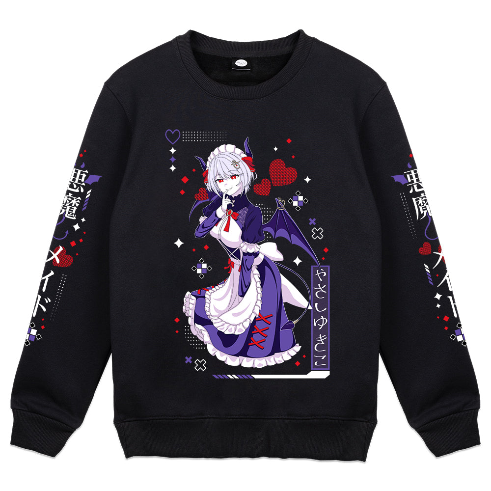 YukikoYasashi Maid to Bite Crewneck