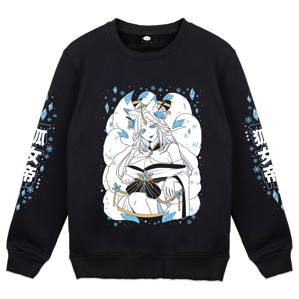 ApocalypticYomi Celestial Ice Fox Crewneck