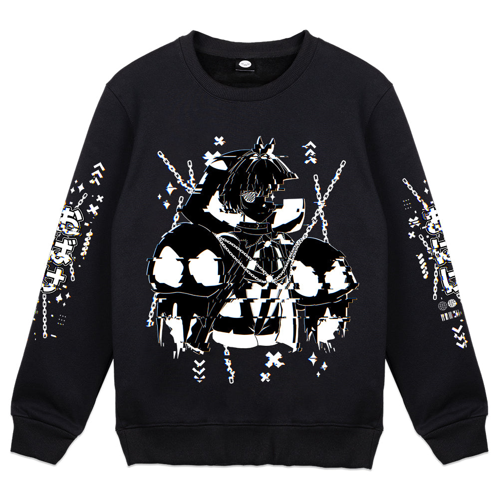 vikotheghost "Glitchcore" Crewneck